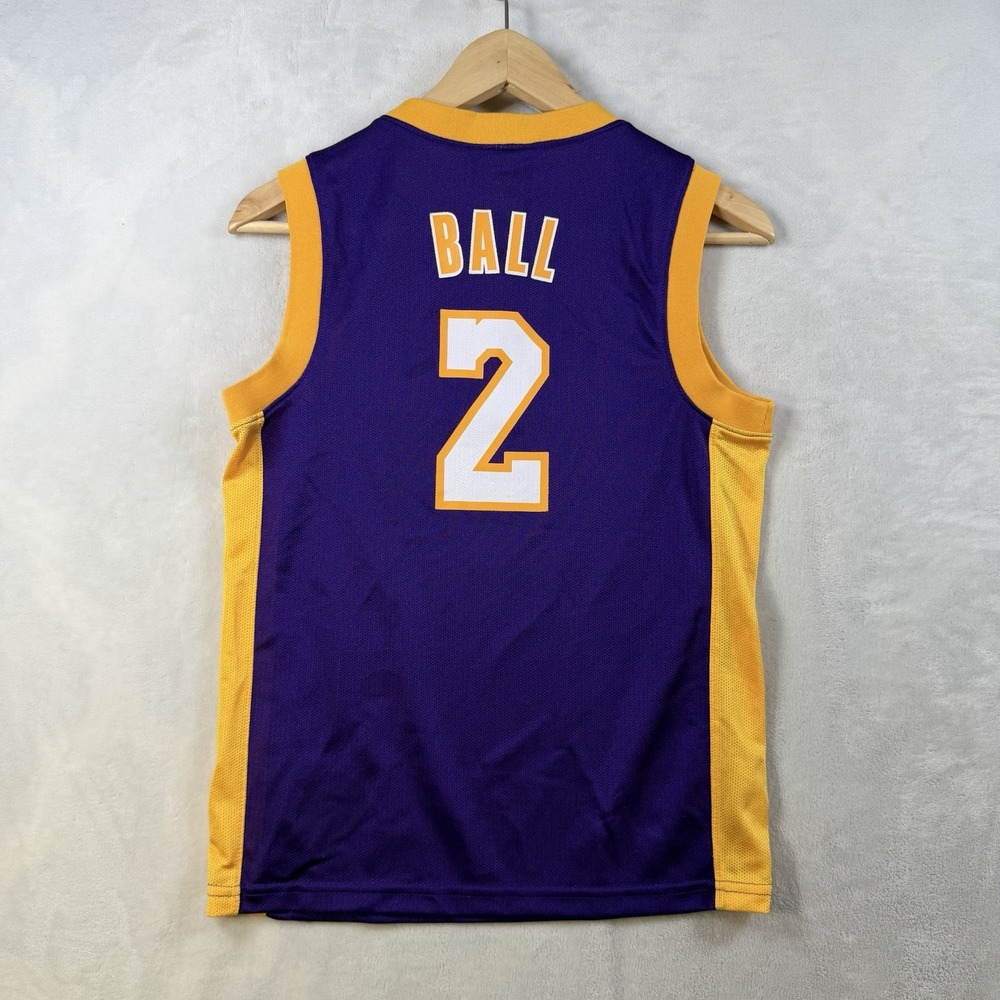 Nike Youth Lonzo Ball Los Angeles Lakers Icon Swingman Jersey (large/10-12)